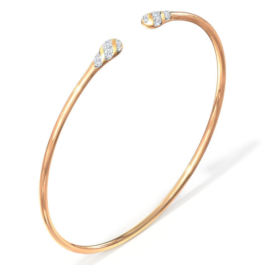 Elizabeth Swirl Diamond Bracelet