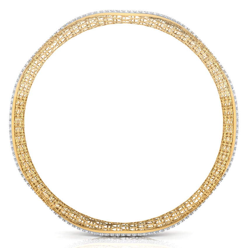 Carol Trellis Diamond Bangle
