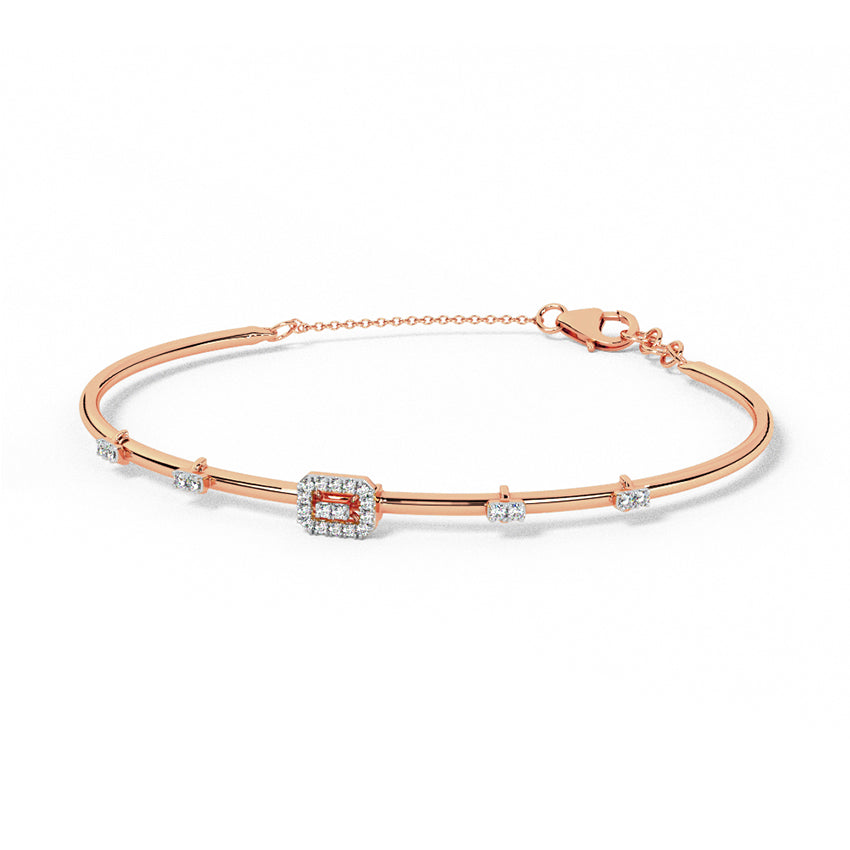 Modern Quad Diamond Bracelet
