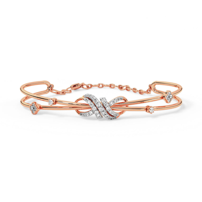 Janya Twisted Diamond Bracelet