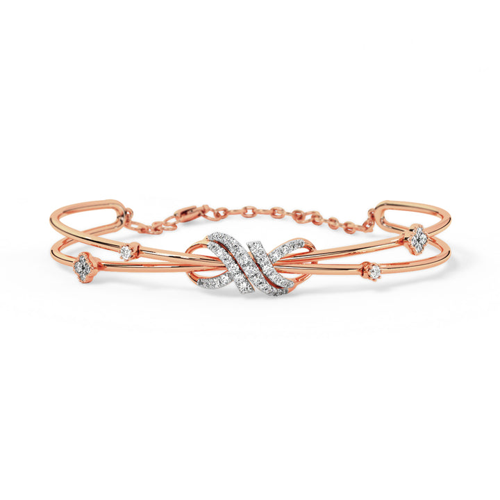 Janya Twisted Diamond Bracelet