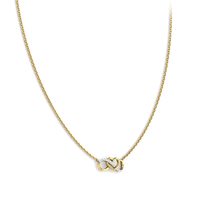 Never-Ending Love Infinity Diamond Necklace