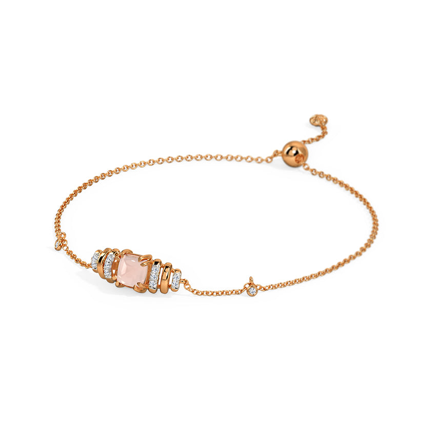 Pyramid Geo Gemstone Bracelet