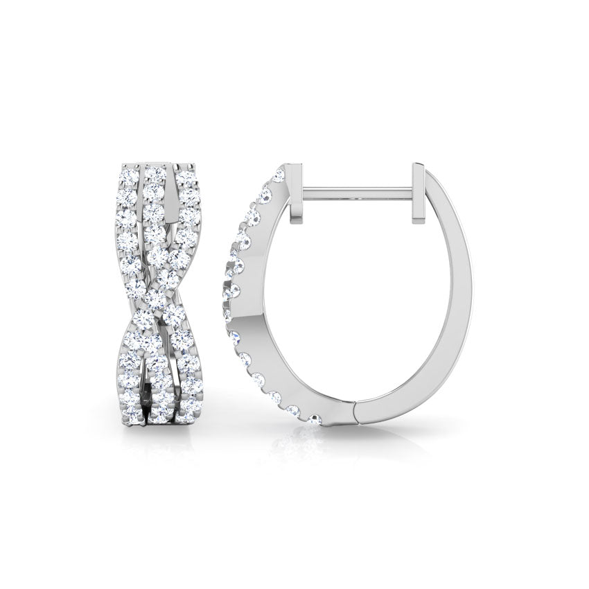 Lovise Diamond Hoop Earrings