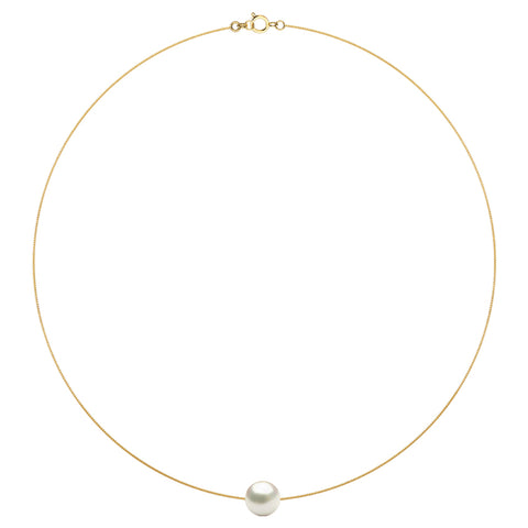 Solitary Pearl Necklace