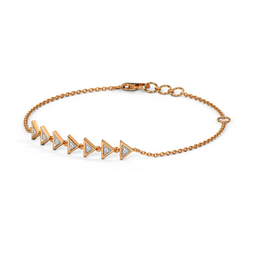 Tri Linear Diamond Bracelet