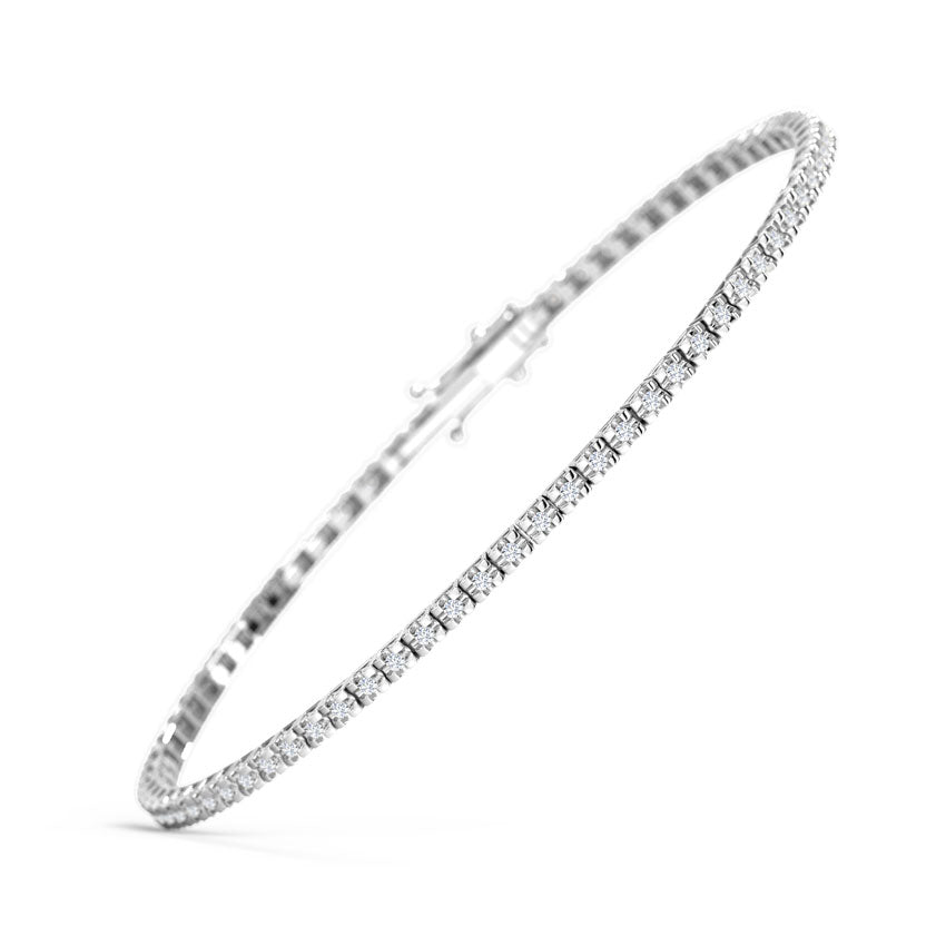Radiant Tennis Diamond Bracelet