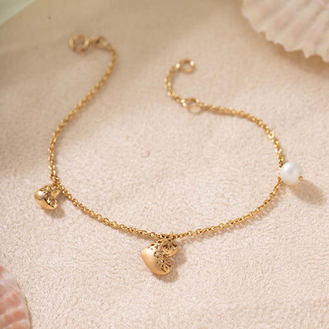 Evans Cutout Pearl Bracelet