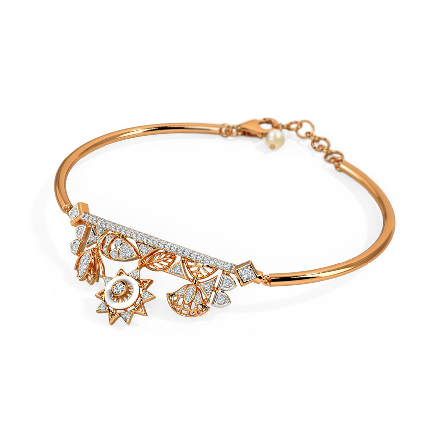 Radiant Maze Diamond Bracelet