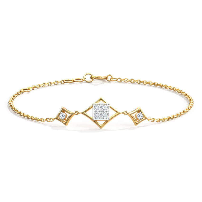 Trio Quad Diamond Bracelet