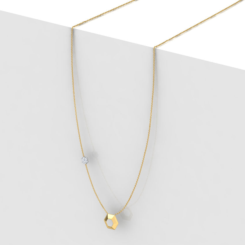 Anya Hex Diamond Necklace
