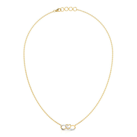 Never-Ending Love Infinity Diamond Necklace