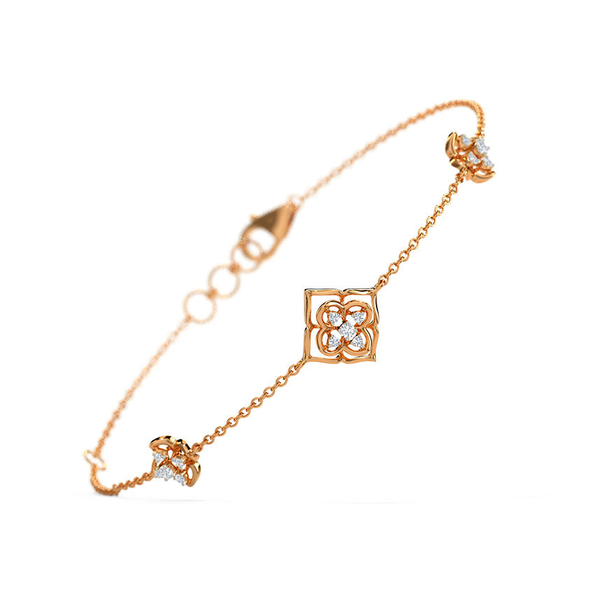Bella Floral Diamond Bracelet