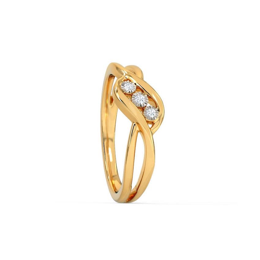 Trio Miracle Plate Diamond Ring