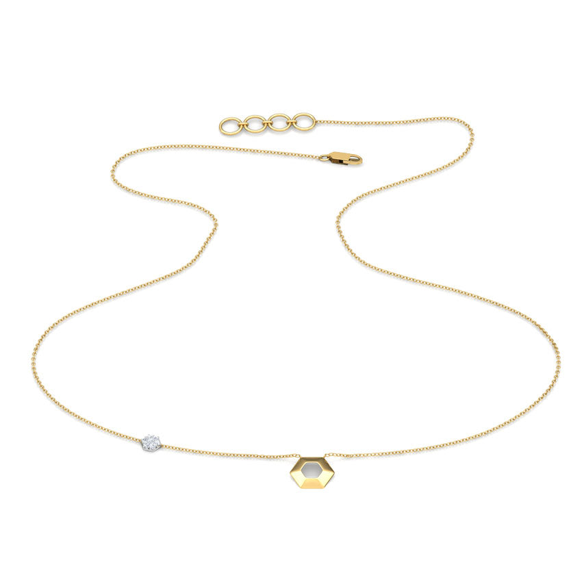 Anya Hex Diamond Necklace