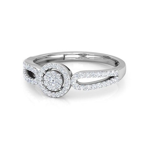 Emily Halo Diamond Ring