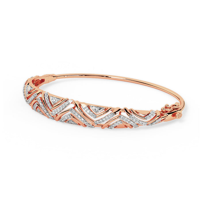 Sparkling Zigzag Diamond Bracelet