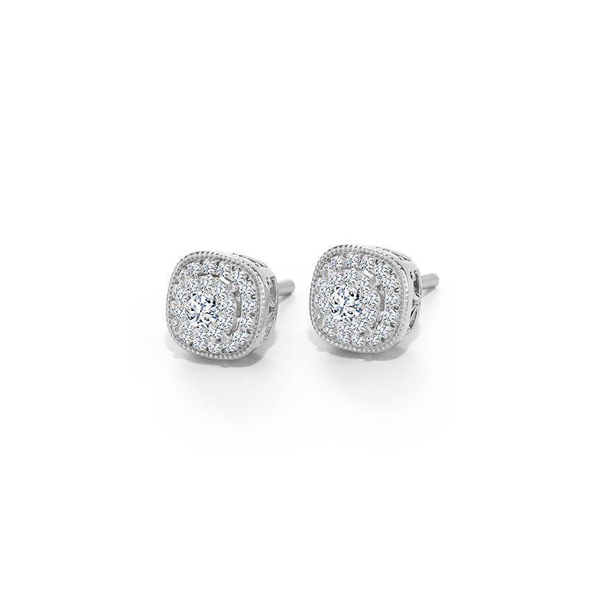 Classic Diamond Stud Earrings