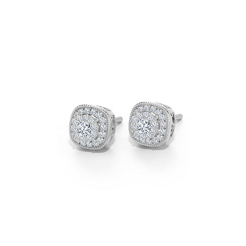 Classic Diamond Stud Earrings