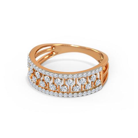 Linear Diamond Band