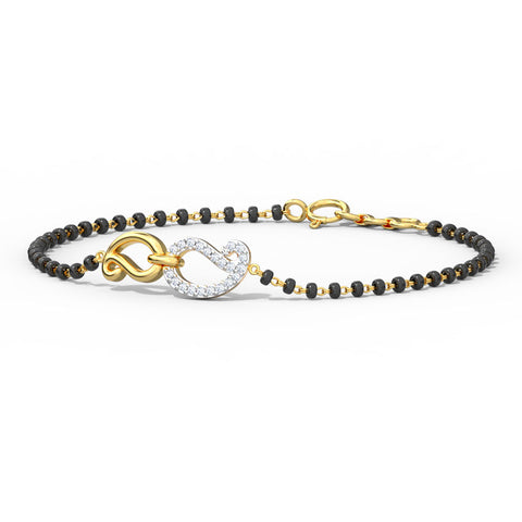 Ishani Diamond Mangalsutra Bracelet
