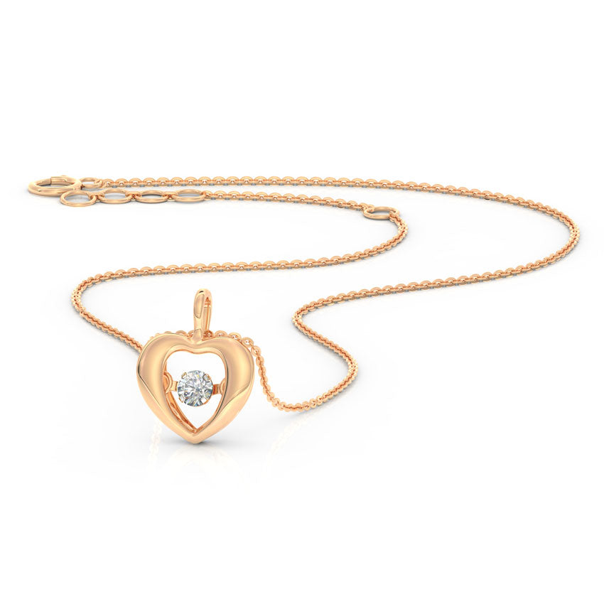 Doris Heartbeat Diamond Necklace
