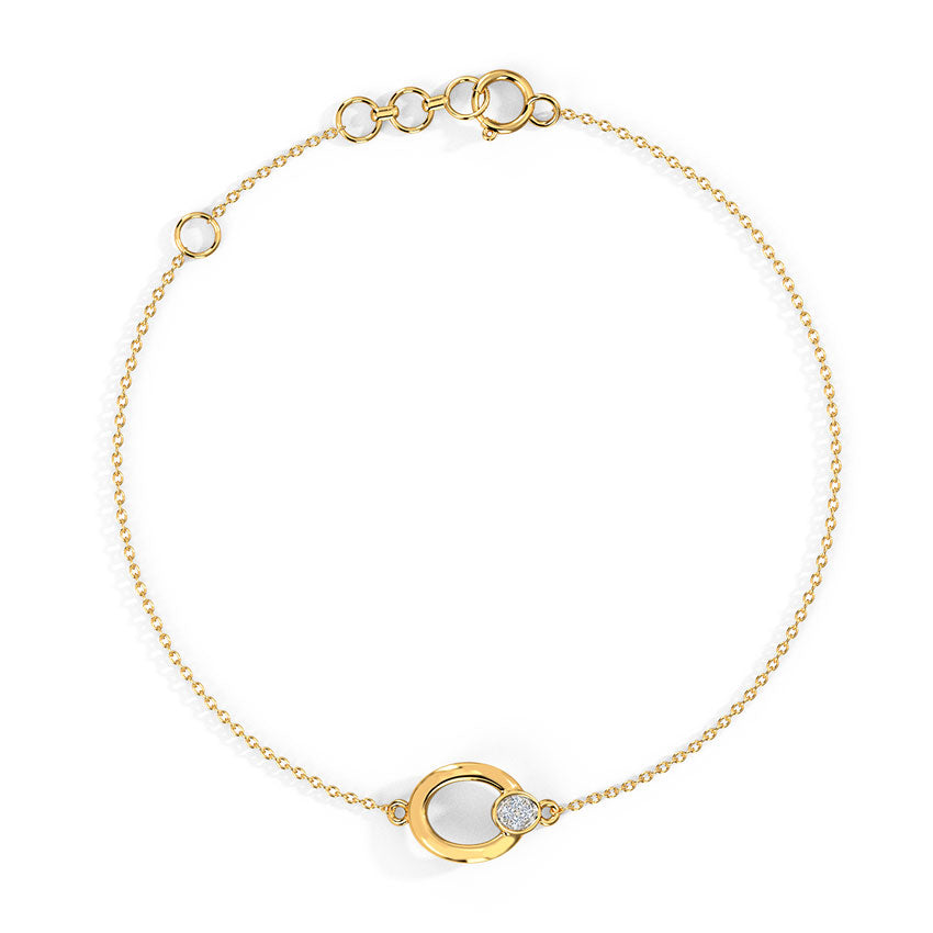 Pretty Classic Diamond Bracelet