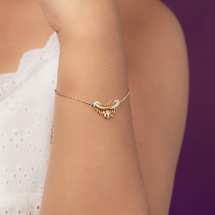 Cinderella Persoanlised Crown Bracelet