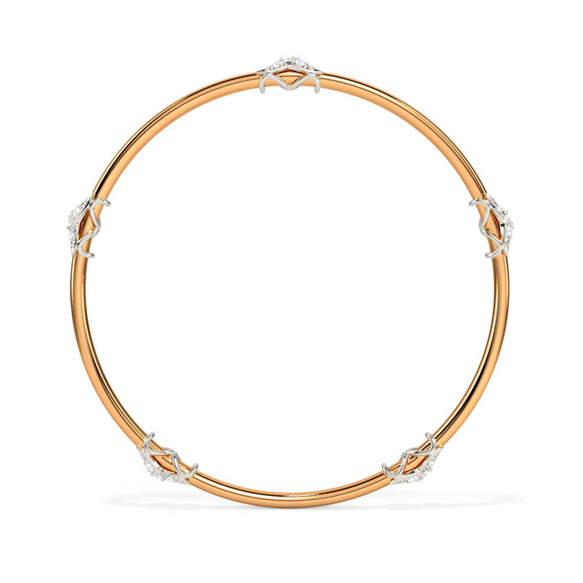 Enfold Infinity Diamond Bangle