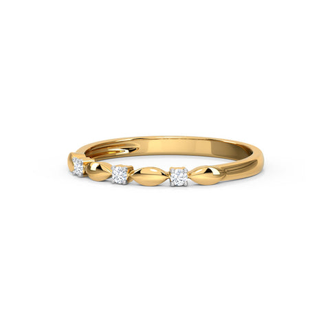 Shining Minimal Diamond Ring