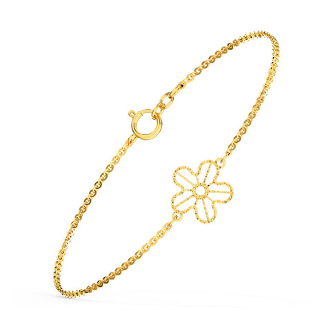 Jazzy Blossom Gold Bracelet