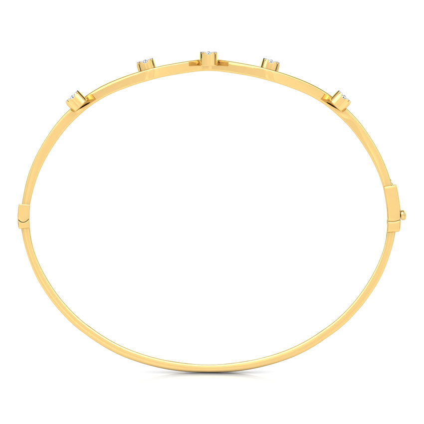 Curvy Cluster Diamond Bracelet