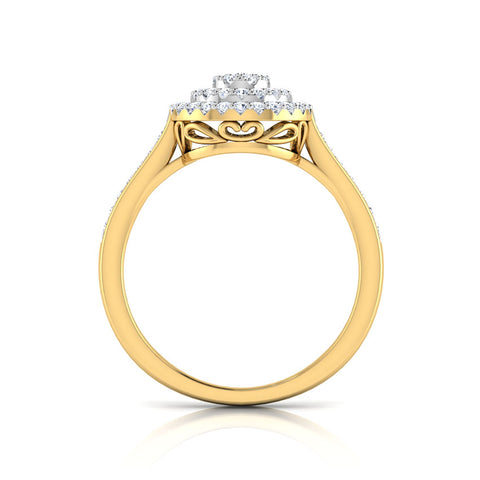Ripple Dazzle Diamond Ring