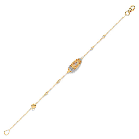 Taweez Chain Diamond Bracelet