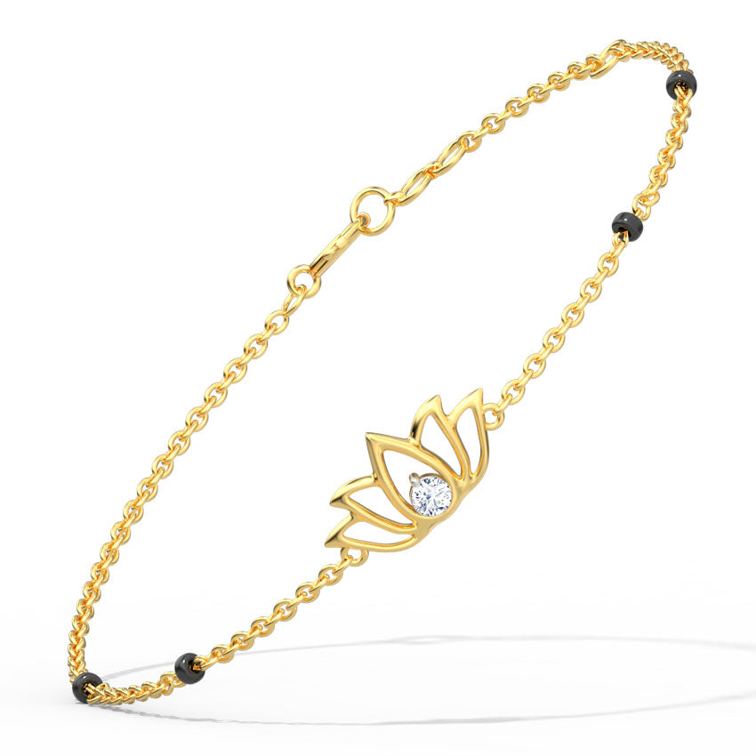 Ahana Diamond Mangalsutra Bracelet