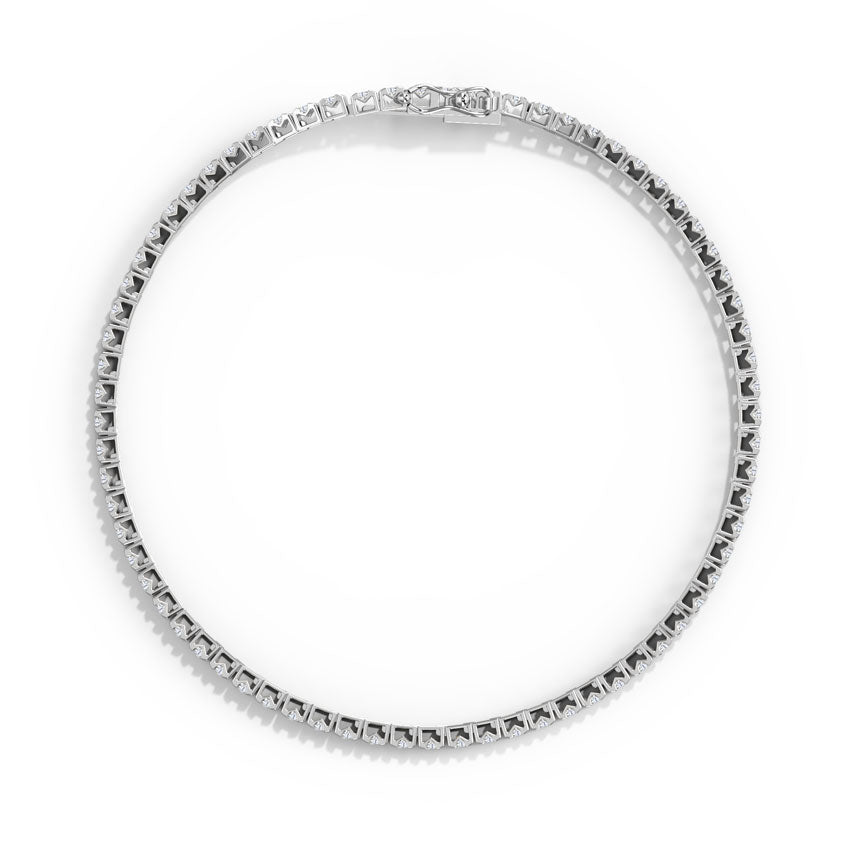 Radiant Tennis Diamond Bracelet