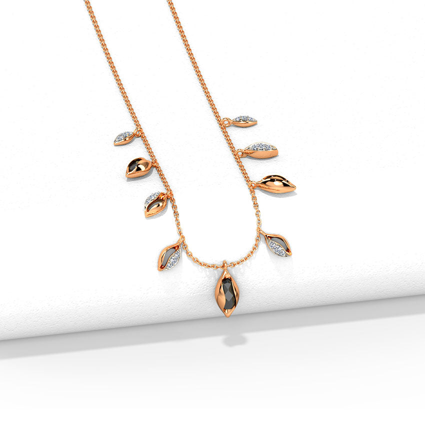 Hanging Buds Gemstone Necklace