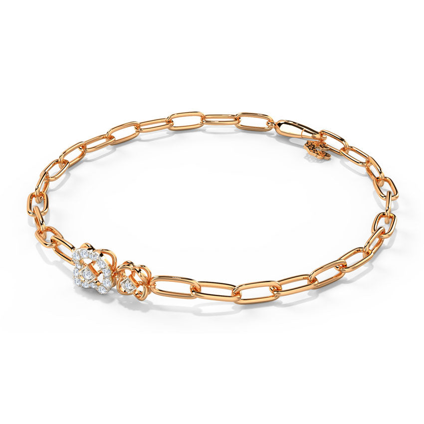 Twin Clover Diamond Bracelet