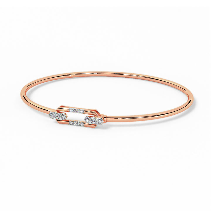 Emma Diamond Tube Bracelet