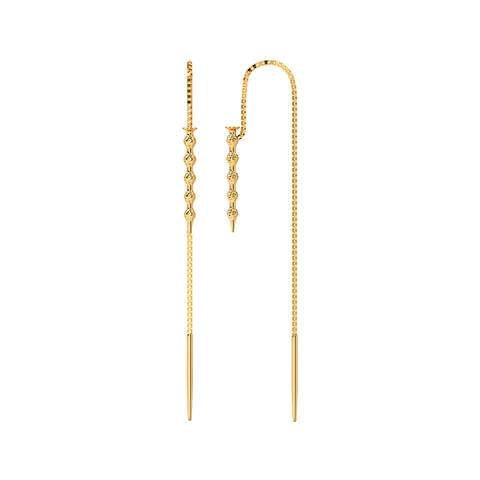 Elder Wand Drop Earrings