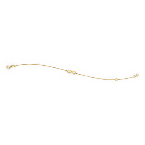 Minimalistic Infinity Gold Bracelet