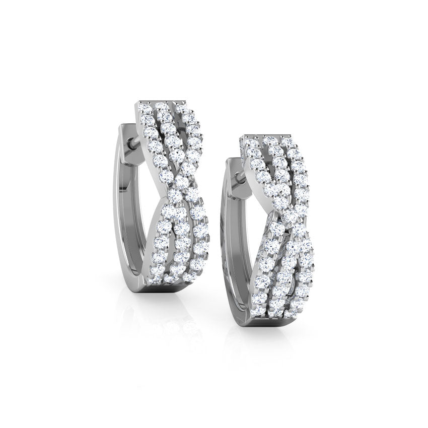 Lovise Diamond Hoop Earrings