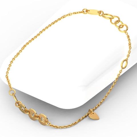 Classic Love Gold Bracelet