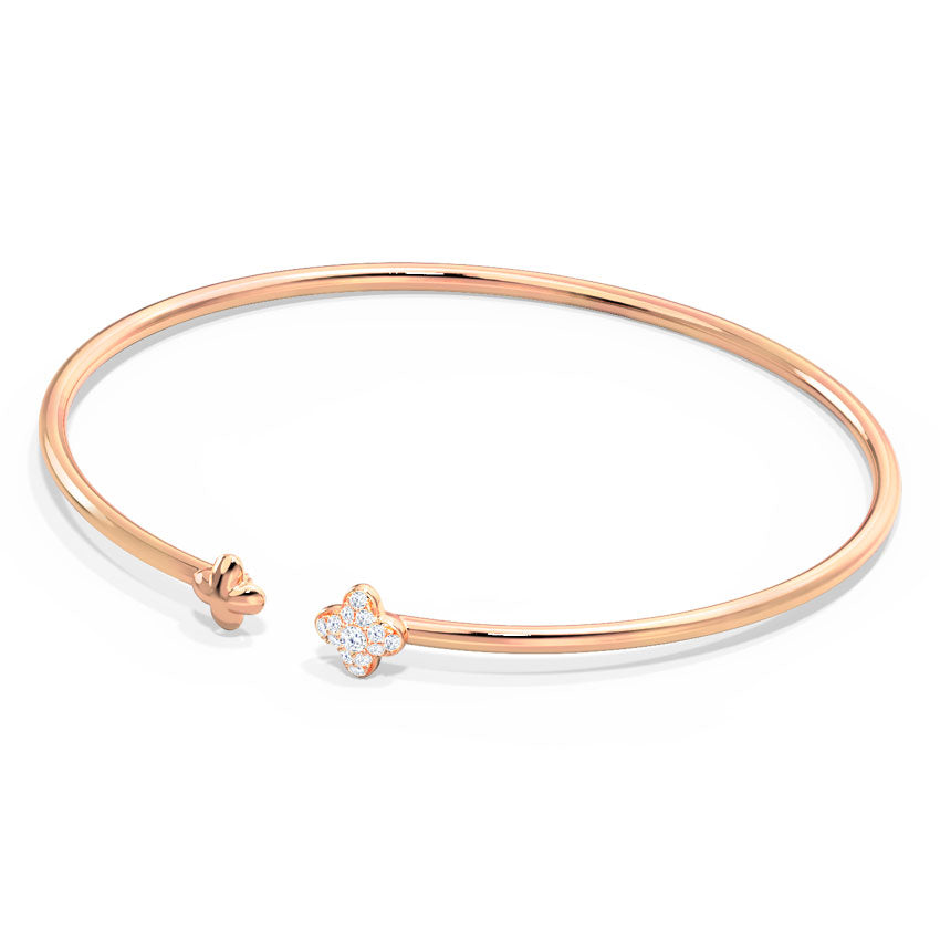 Duo Bud Diamond Bracelet