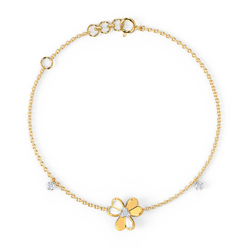 Lucky Clover Diamond Bracelet
