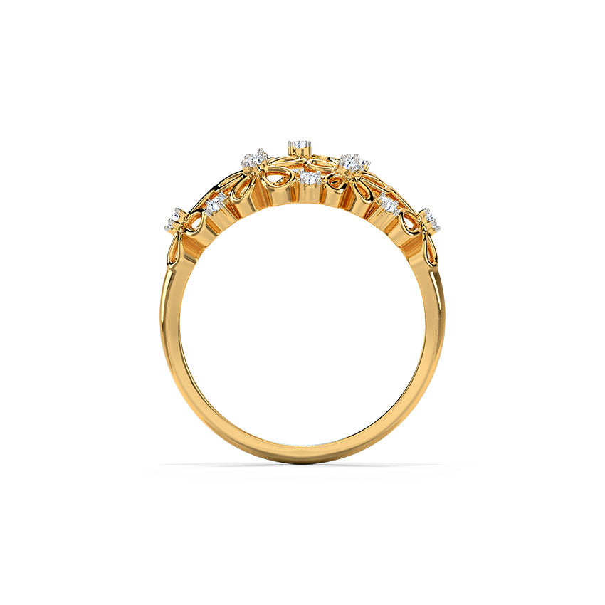 Millie Floral Diamond Band