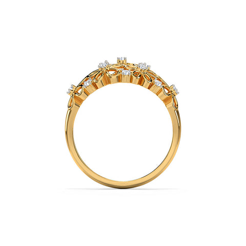 Millie Floral Diamond Band