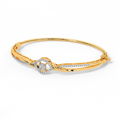 Gleaming Curve Diamond Bracelet