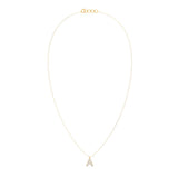 Dazzle Alphabet A Diamond Necklace