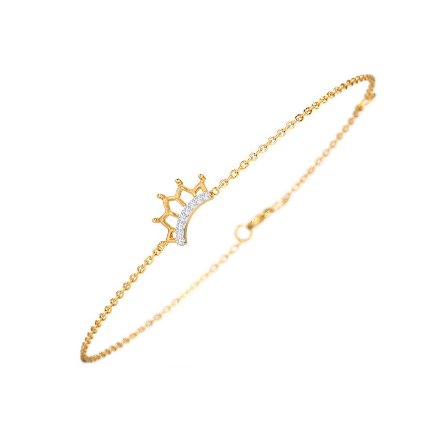 Amra Crown Kids' Diamond Bracelet